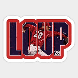 Aaron Loup Los Angeles A LOUP Sticker